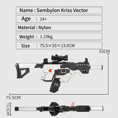 Sembylon Kriss Vector Gel Blaster SMG With Drum Mag