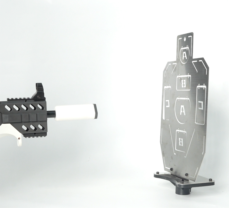 Sembylon Kriss Vector White Nerf SMG