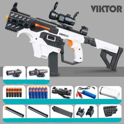 Sembylon Kriss Vector White Nerf SMG