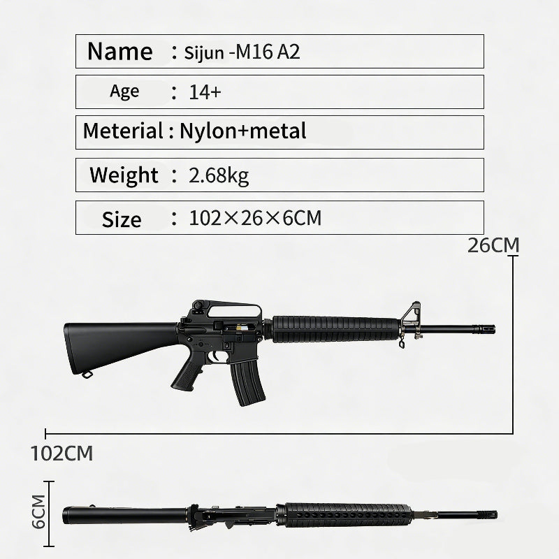 Sijun M16A2 Classic Army Gel Blaster Rifle