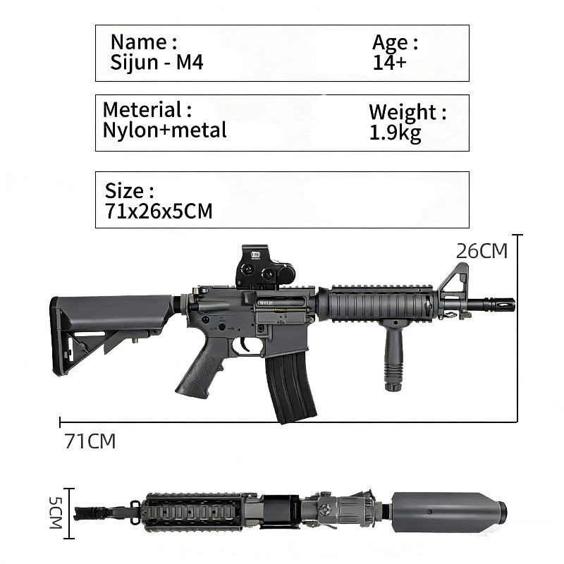 Sijun M4 Gel Blaster Rifle