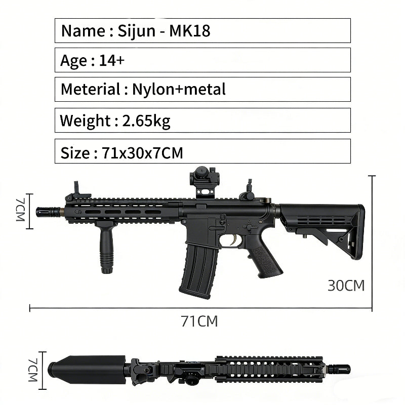 Sijun V2.5 MK18 Gel Blaster Rifle