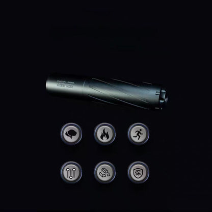 14mm CCW Smokey Wolf Silencer Suppressor