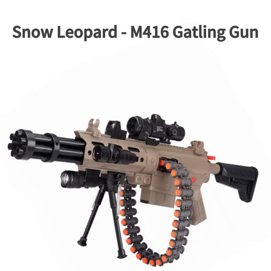 Snow Leopard M416 Nerf Gatling gun