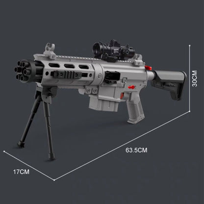 Snow Leopard M416 Nerf Gatling gun
