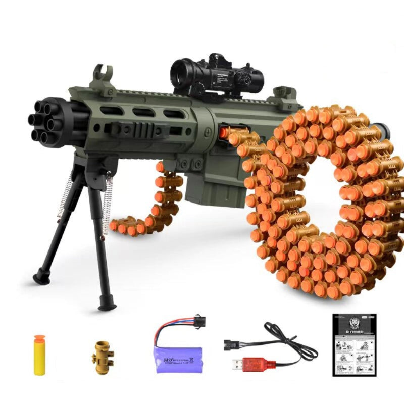 Snow Leopard M416 Nerf Gatling gun