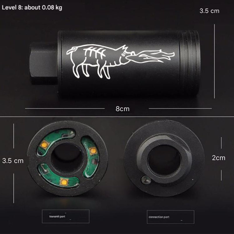 Spitfire Pig Tracer Fluorescent Flash Suppressor