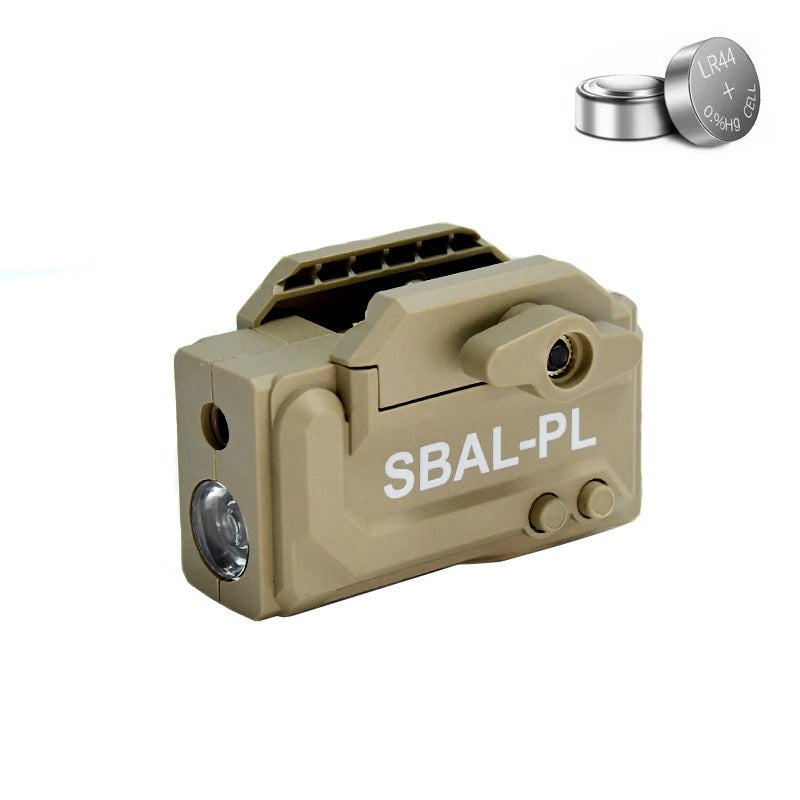 2-In-1 Tactical Flashlight with Laser