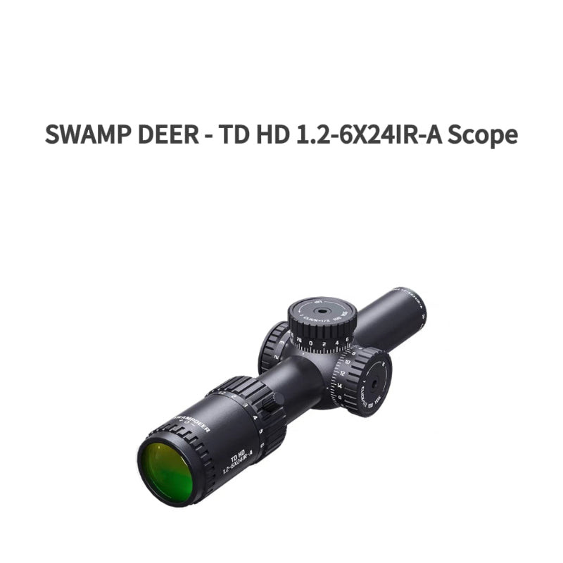 TD HD 1.2-6X24IR-A Scope Red Green Blue Reticle