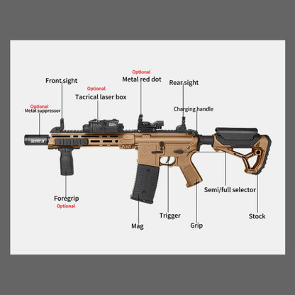 TG F4 V3 Gel Blaster With FAB Stock