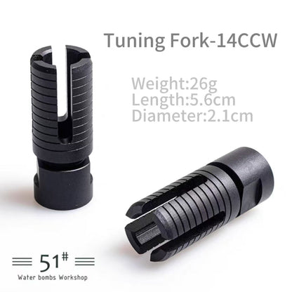 Metal Flash Hider Fire Caps 14mm CCW