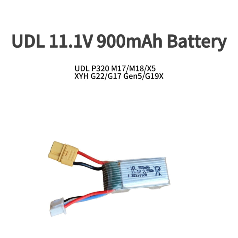 UDL 900mAh 11.1V Li-Po Battery