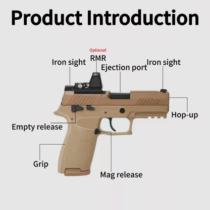 UDL P320 M18 Semi Auto Gel Blaster Pistol