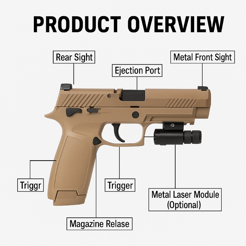 UDL SIG P320 M17 Gel Blaster Pistol