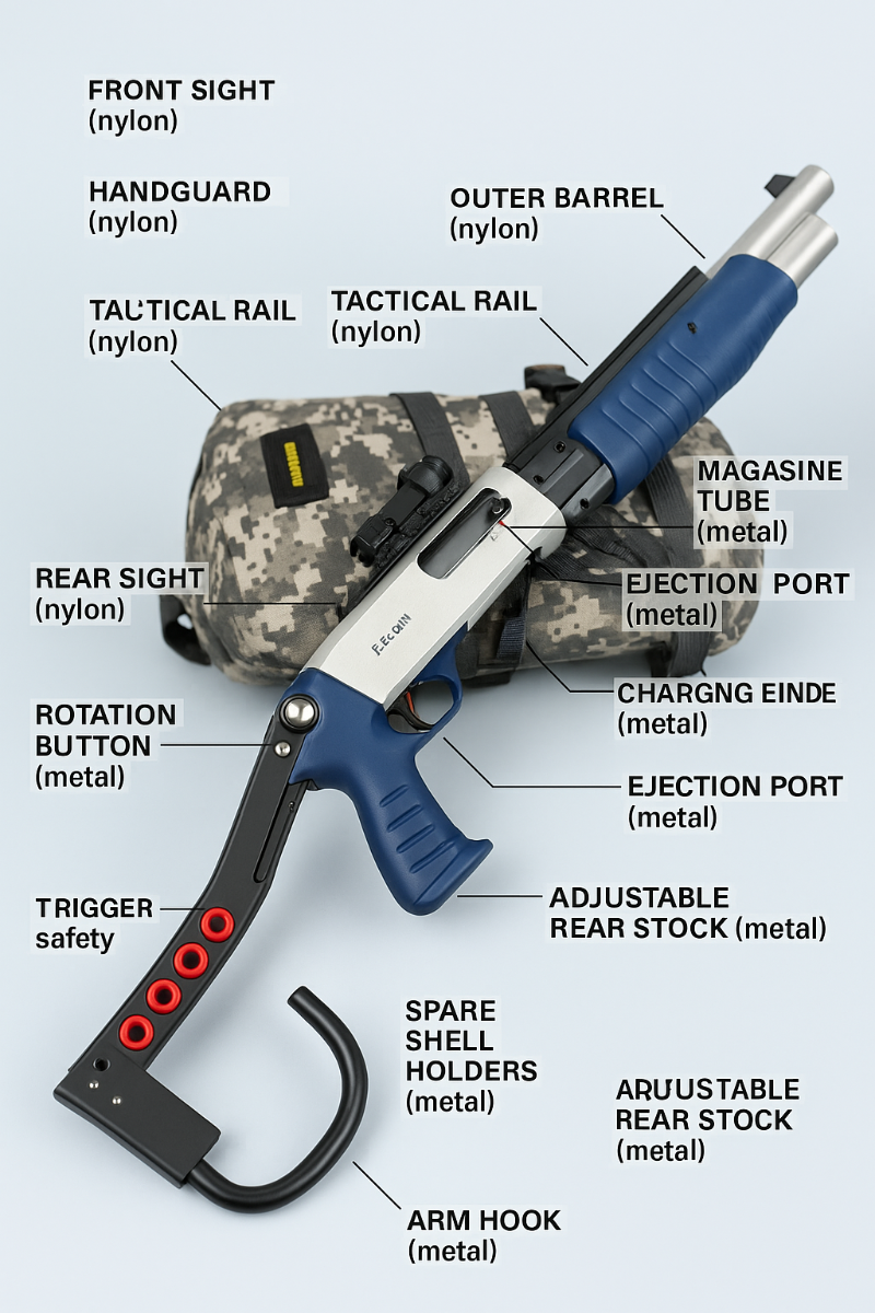 UDL SPAS-12 Pump Action Nerf shotgun