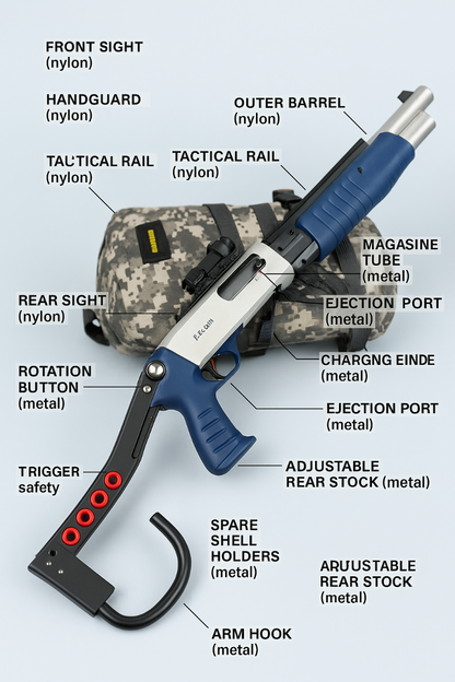 UDL SPAS-12 Pump Action Nerf shotgun