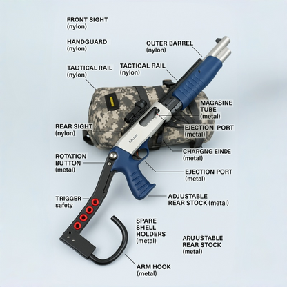 UDL SPAS-12 Pump Action Nerf shotgun