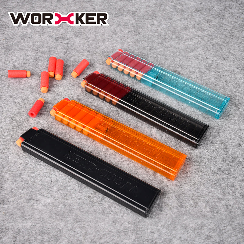 WORKER Nightingale 15-Round  Mini Angled Talon Nerf Magazine