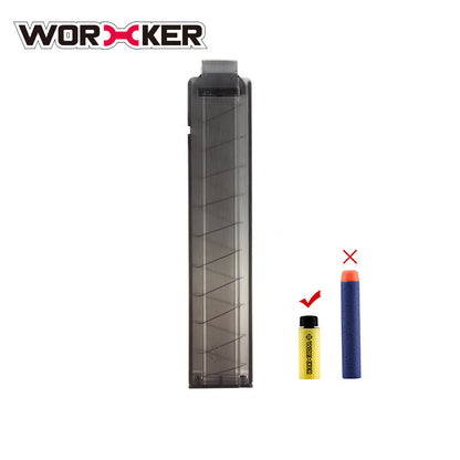 WORKER Nightingale 15-Round  Mini Angled Talon Nerf Magazine