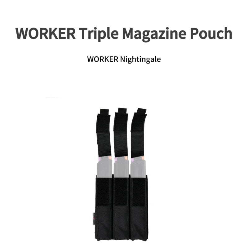 WORKER Triple Magazine Pouch For Nightingale