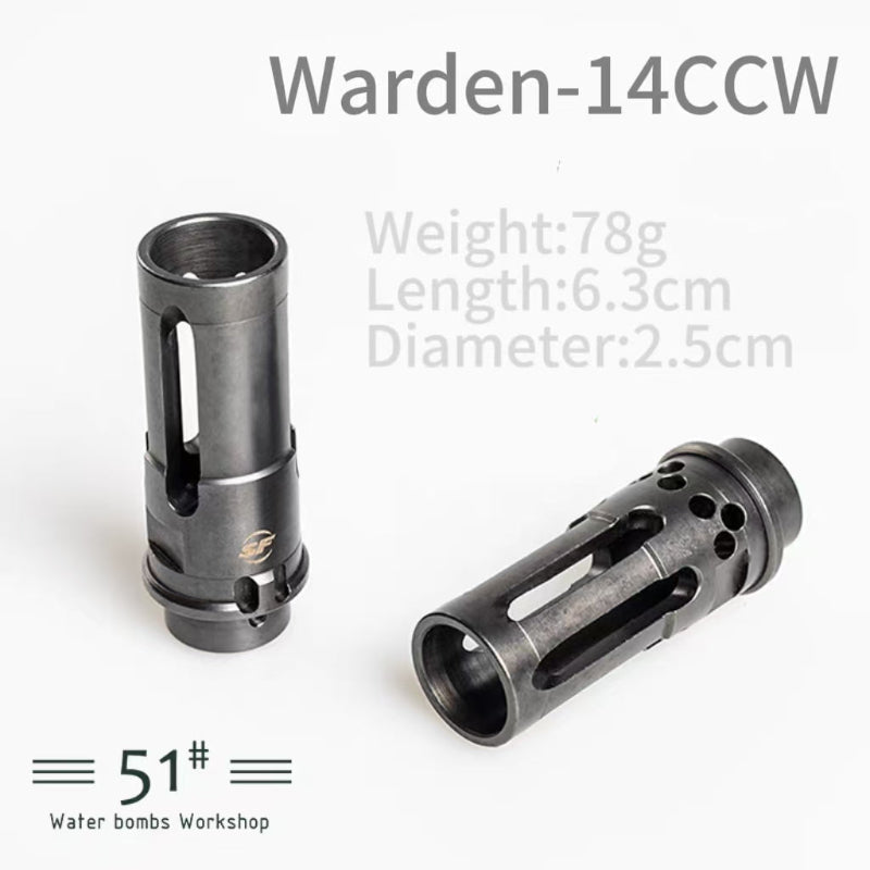 Metal Flash Hider Fire Caps 14mm CCW