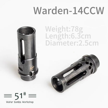Metal Flash Hider Fire Caps 14mm CCW
