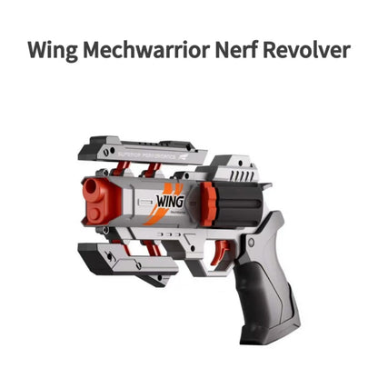 Wing Mechwarrior Nerf Revolver Deformation Burst Blaster