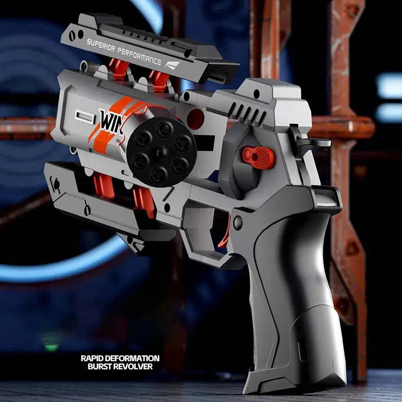 Wing Mechwarrior Nerf Revolver Deformation Burst Blaster