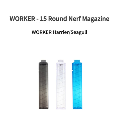 Worker 15 Round Nerf Magazine Standard Short Dart