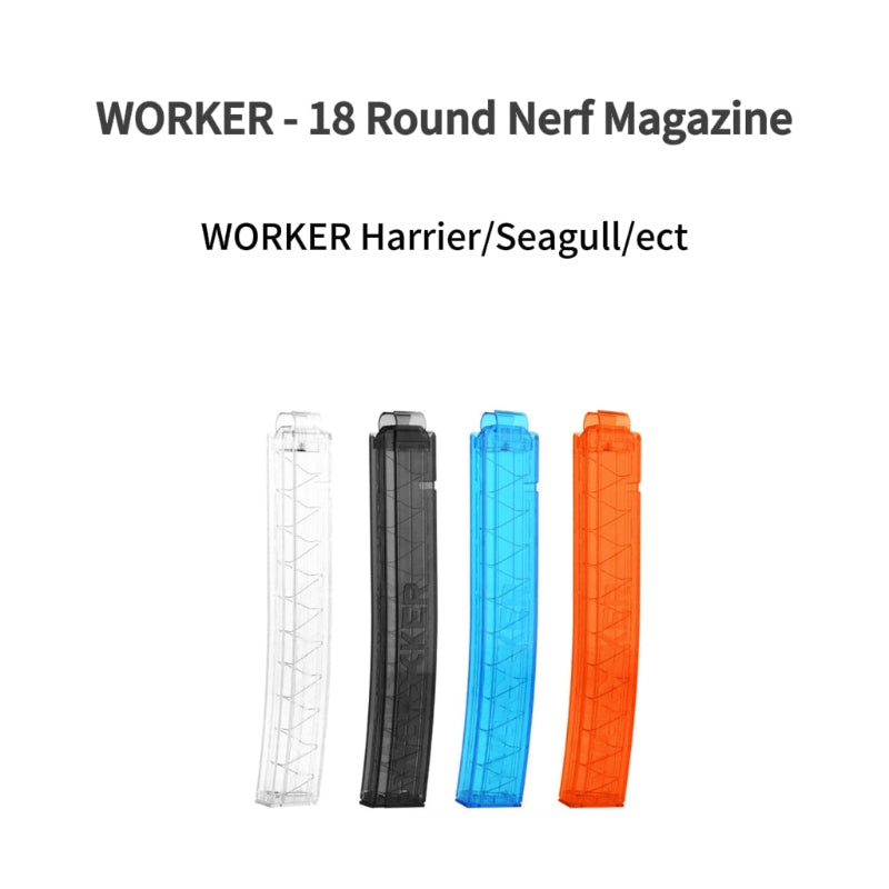 Worker 18 Round Curved Short Dart Magazine
