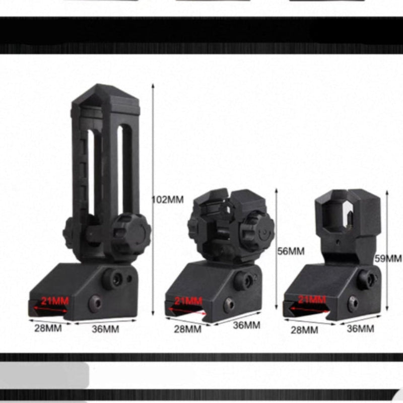 Worker 21MM Foldable Iron Sight Mods Attachment