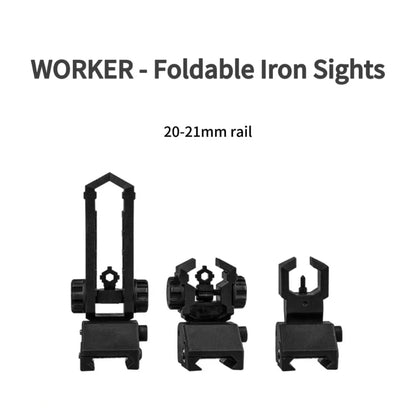 Worker 21MM Foldable Iron Sight Mods Attachment