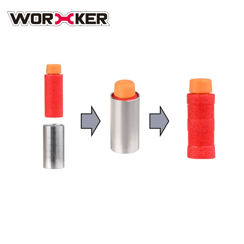 Worker DIY Bamboo Nerf Darts Mold Maker