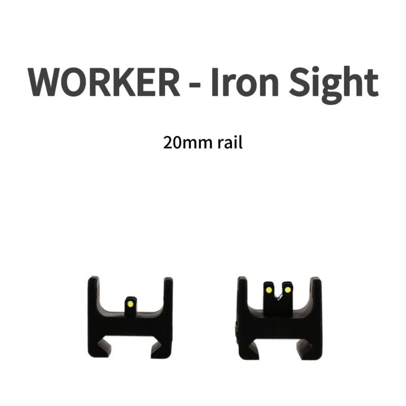 Worker Fiber Optic Iron Sights