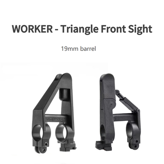 Worker Triangle Front Sights On 19MM Barrel