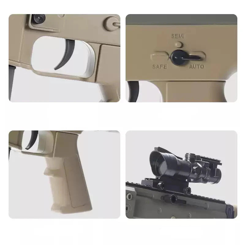 XS SCAR Nerf Rifle Dual Modes Blaster