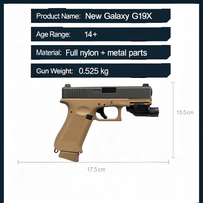 XYH G19X 6.0T Gel Blaster Pistol