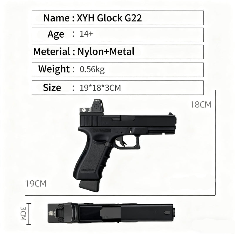 XYH G22 Gel Blaster Pistol With 6.0 Mosfet