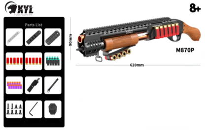 XYL M870 Nerf Shotgun Shell Ejecting