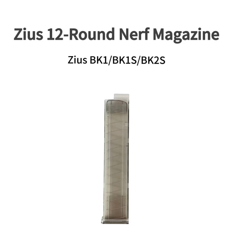 Zius 12‑Round Short Dart Nerf Magazine