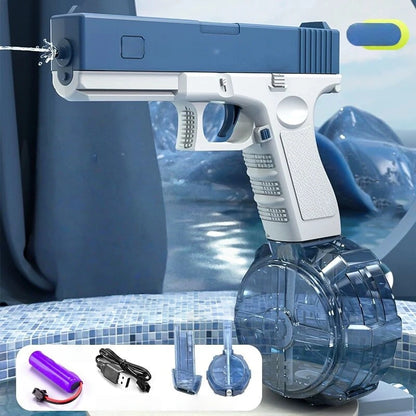 Automatic Color-Blocking Glock Water Gun Pistol