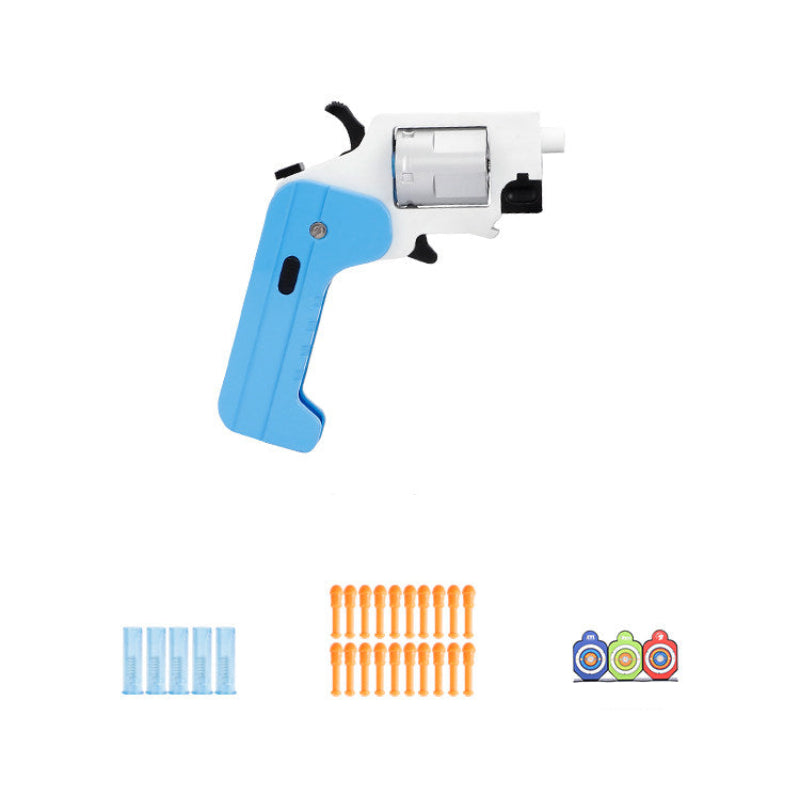 foldable revolver Switch Gun foam dart blaster
