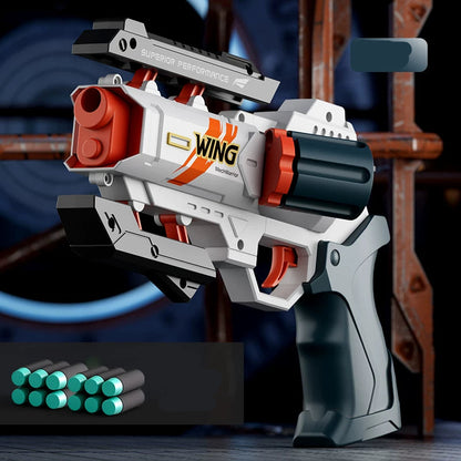 Wing Mechwarrior Nerf Revolver Deformation Burst Blaster